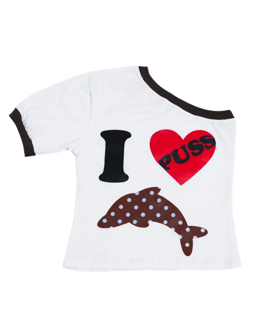 PUSS LOVE DOLPHINE ONE SHOULDER