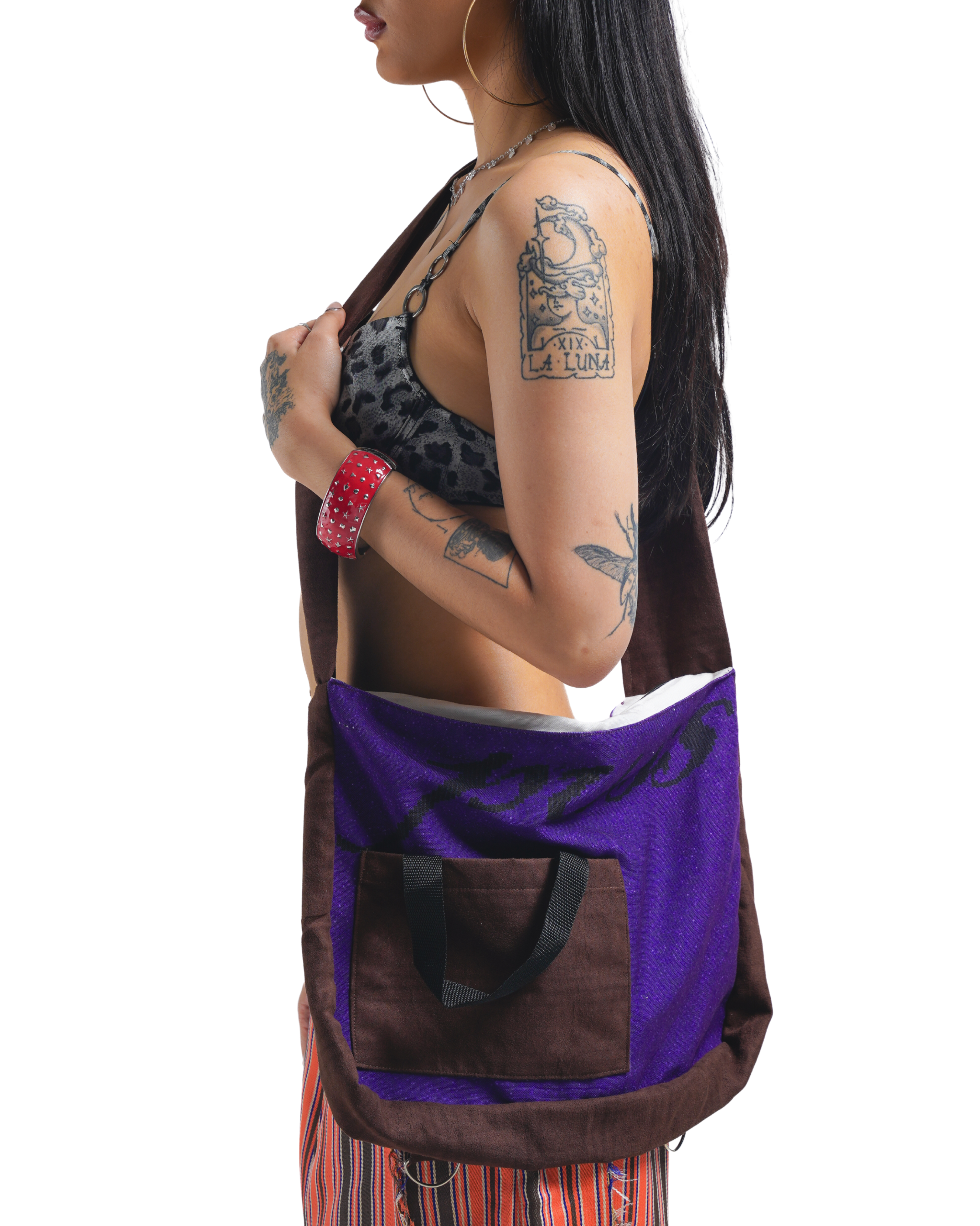 PUSS EGGPLANT SLING BAG