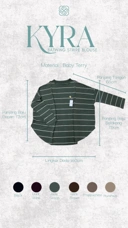 Kyra - Batwing Stripe Blouse