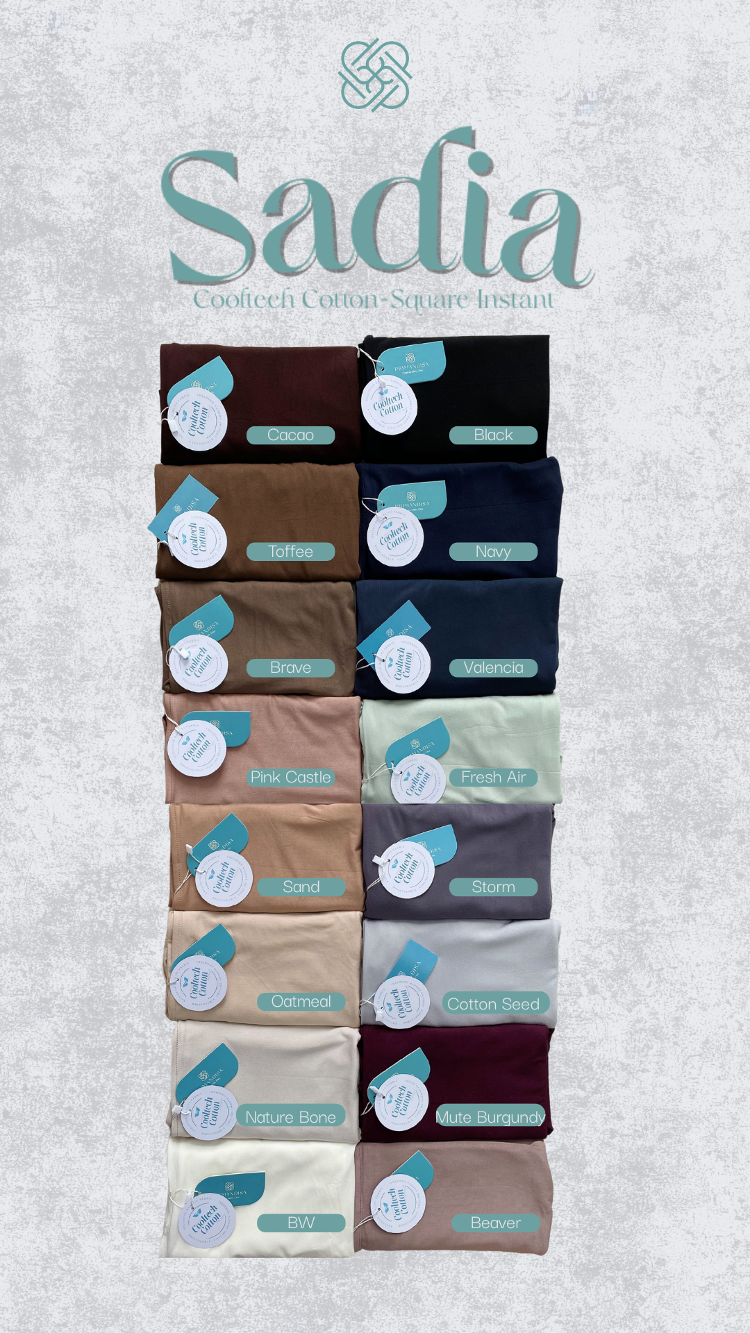Sadia - Square Instant with Cooltech Cotton