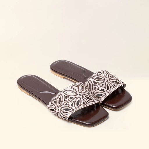 Calathea Flat Sandal