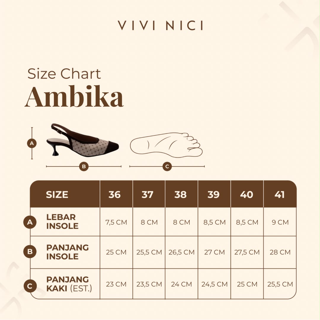 Ambika Heels - Hak 5 Cm