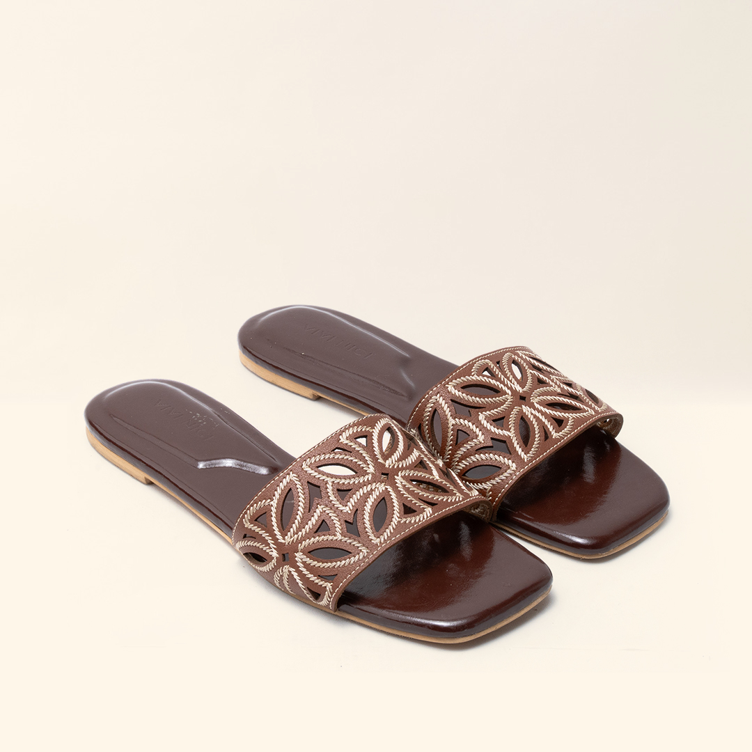 Calathea Flat Sandal