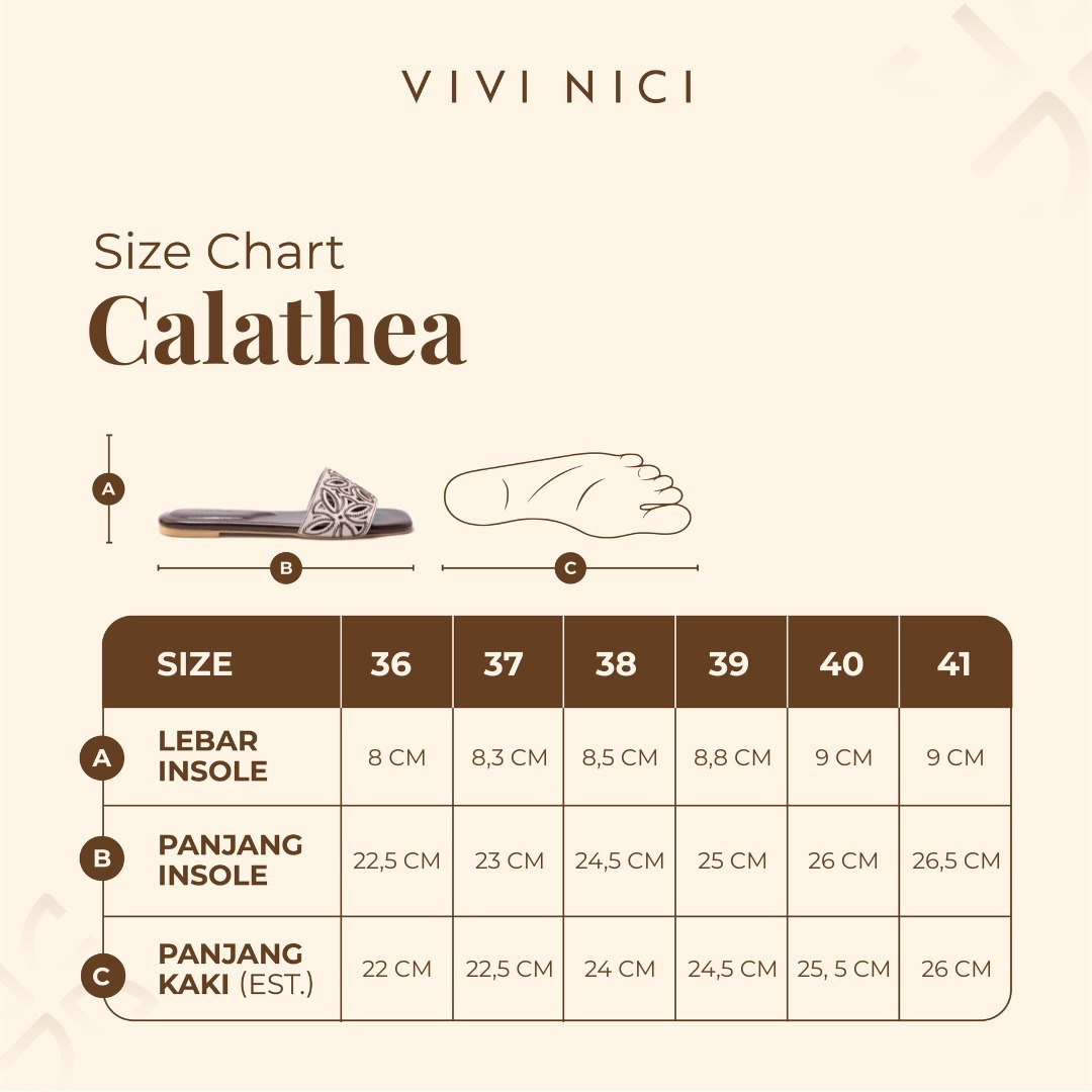 Calathea Flat Sandal