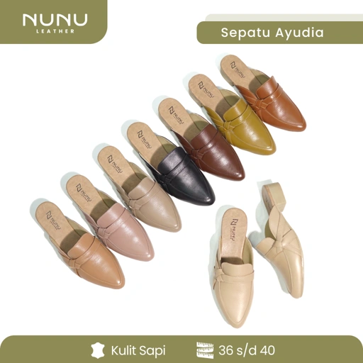 Image of NUNU LEATHER Ayudia - Sepatu Kulit Flat Wanita