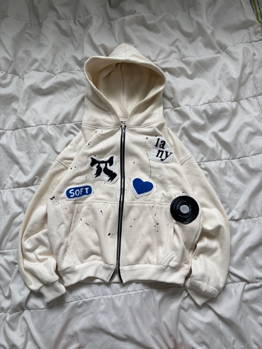 Image of [Pre-Order] Custom SOFT Double Zipper Hoodie LANY  - MyInk