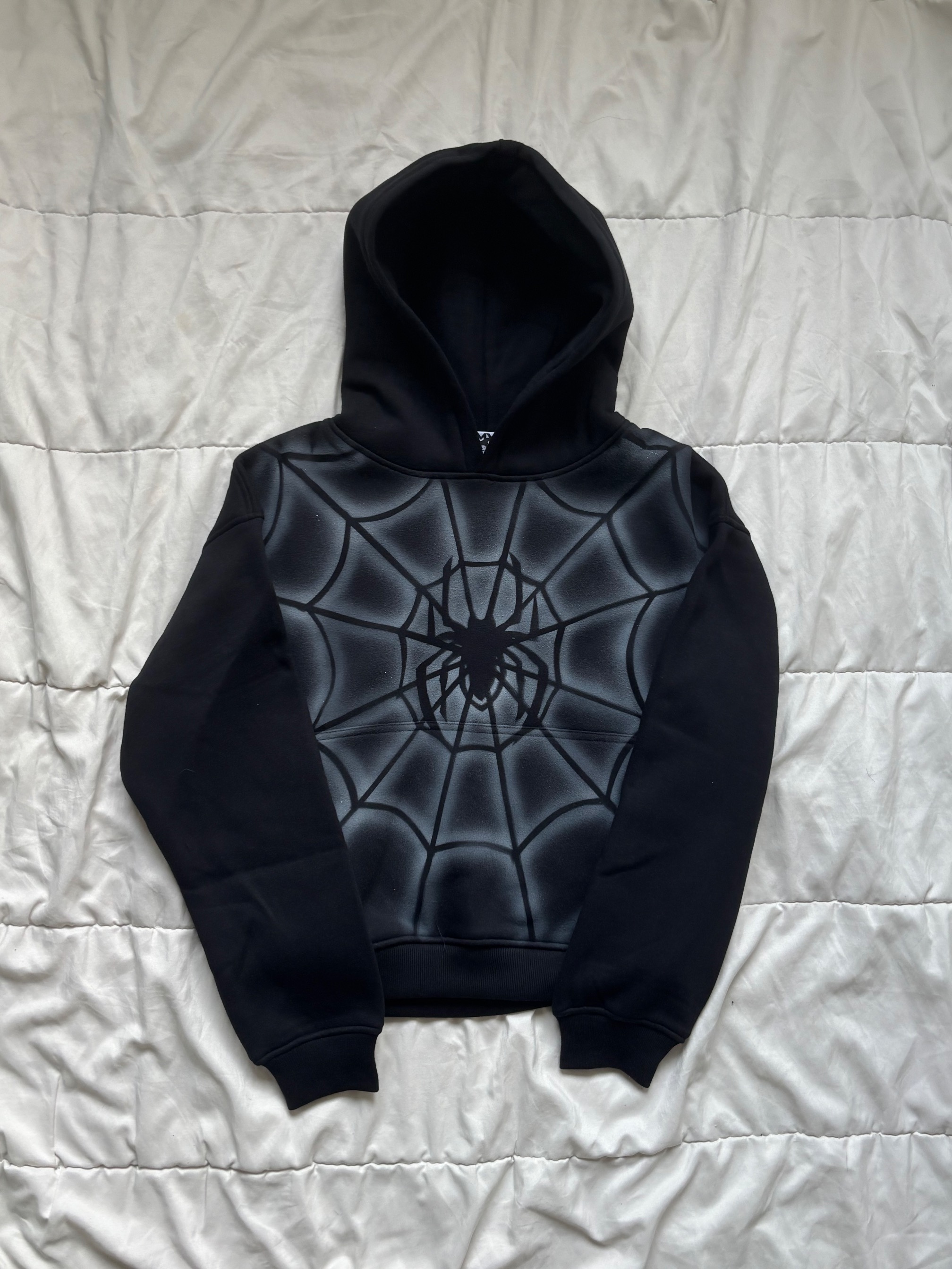 [Pre-Order] Custom MYINK Black hoodie Spiderman