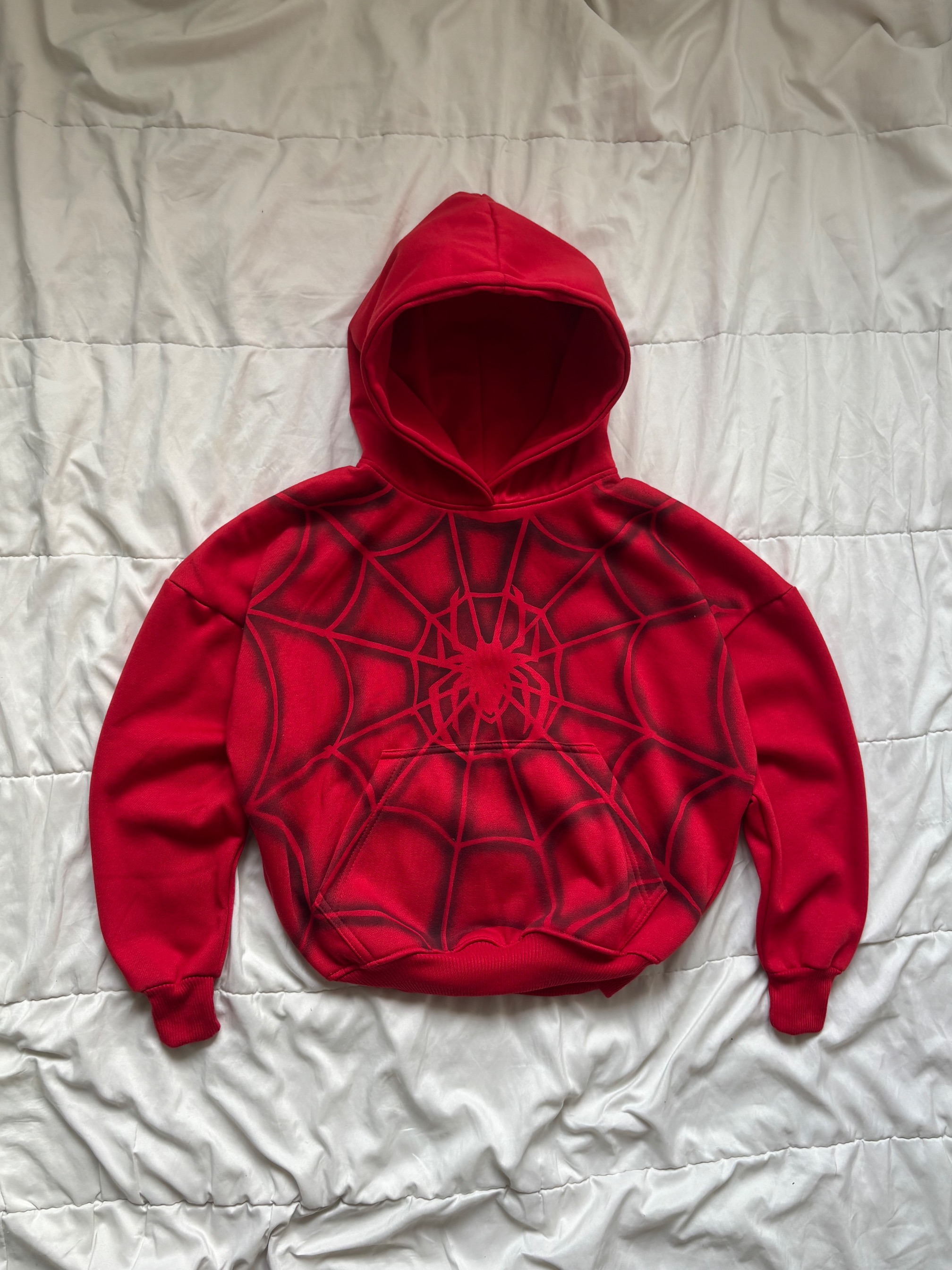 MYINK Spiderman Hoodie Red