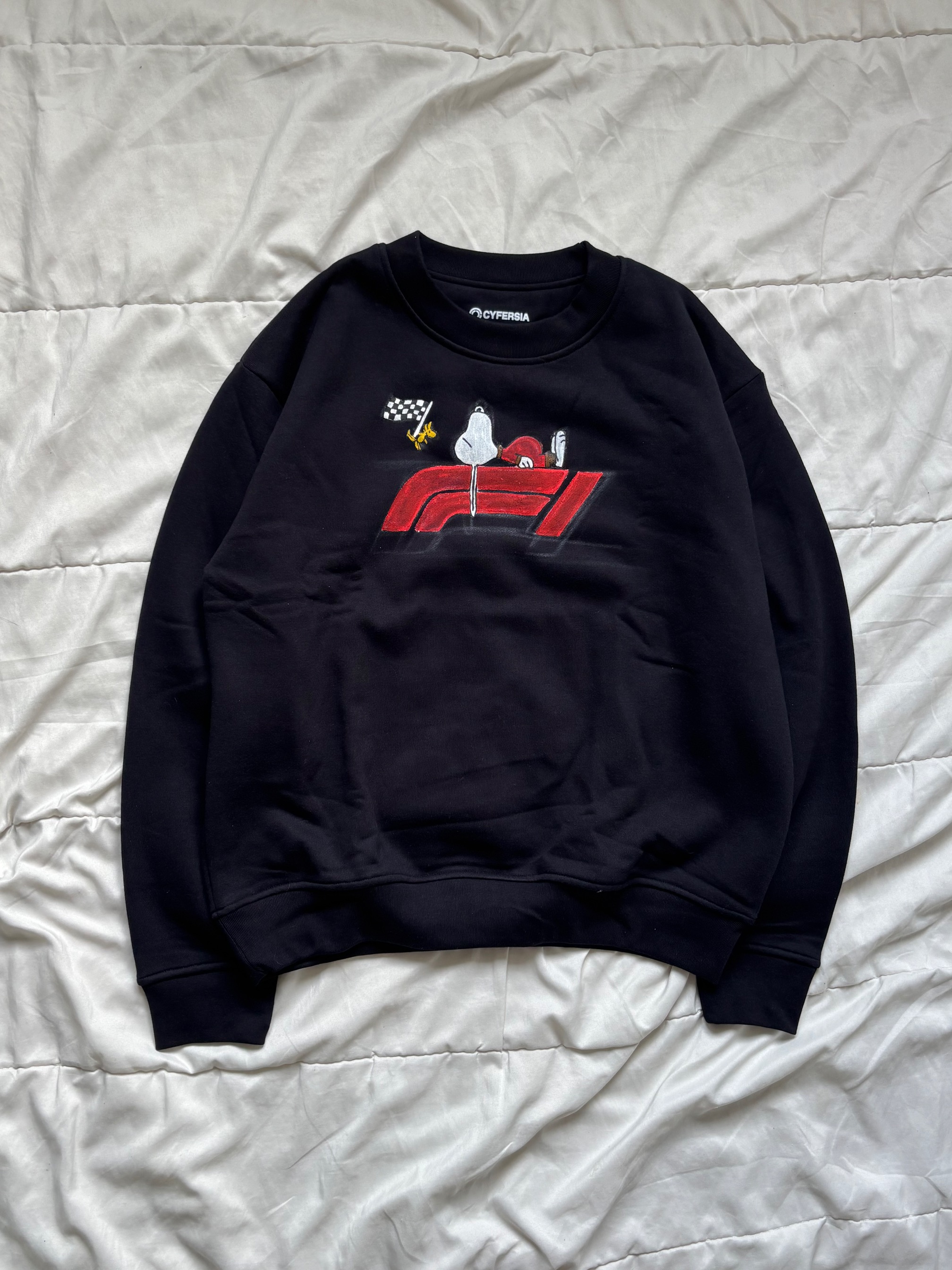 Pre Order - MyInk Snoopy x F1 Crewneck Handpainted