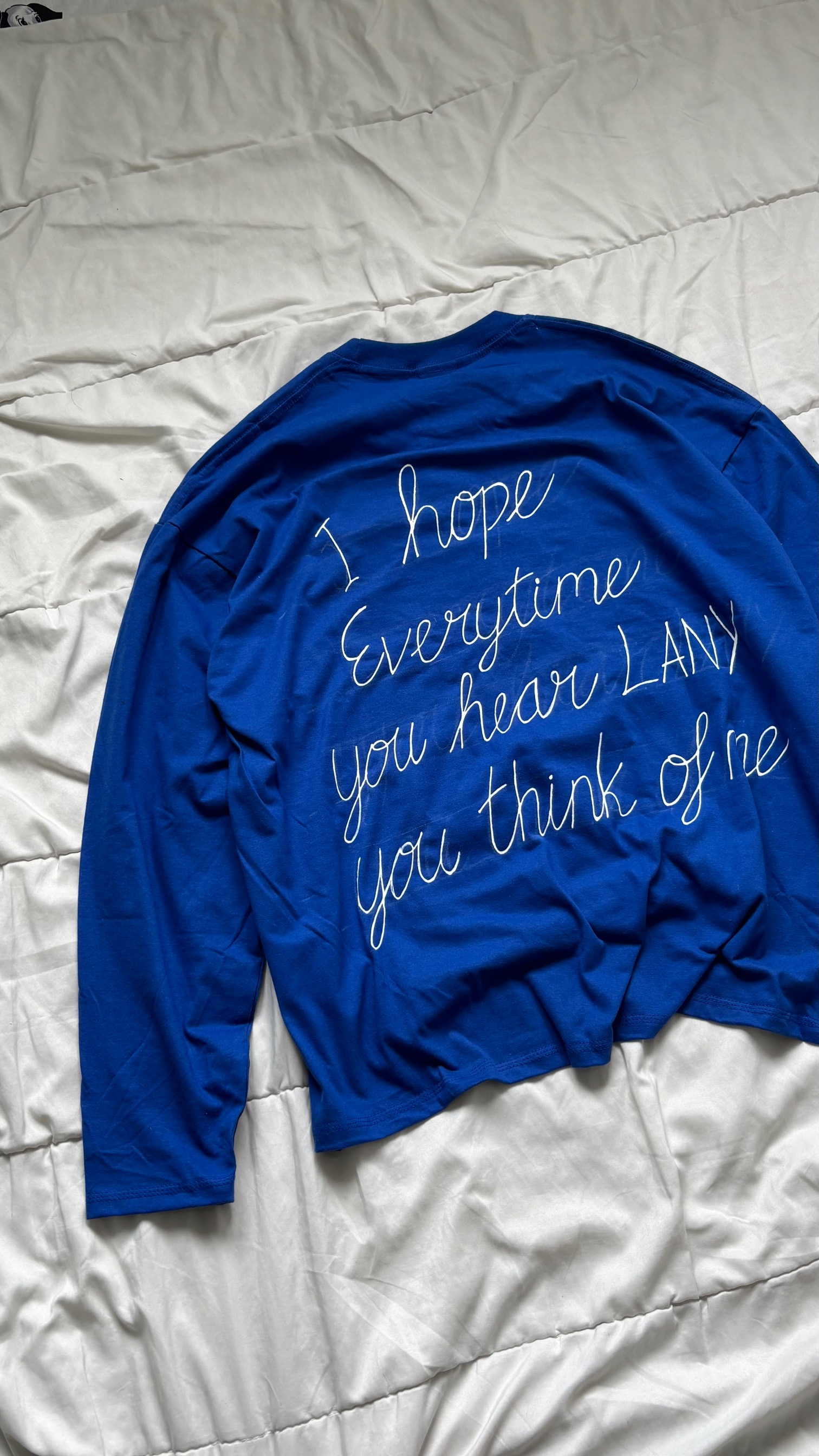 [Pre-Order] Custom Blue Longsleeve LANY - MyInk