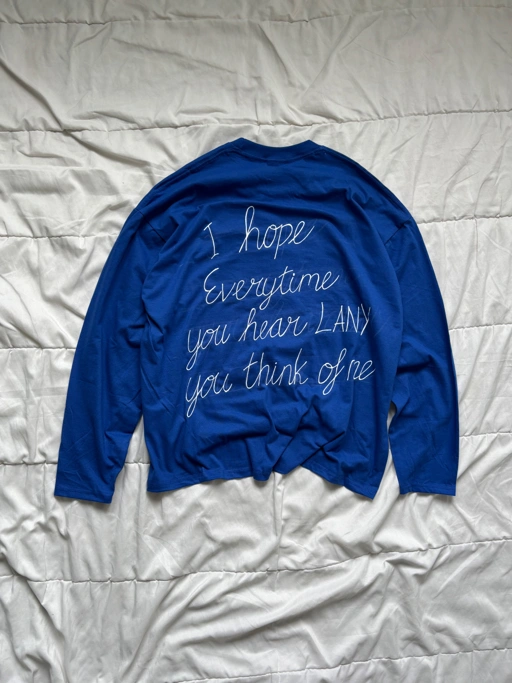 [Pre-Order] Custom Blue Longsleeve LANY - MyInk