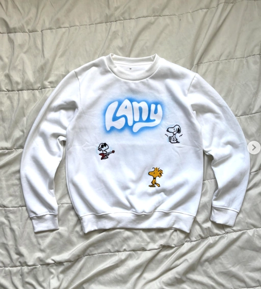 Pre Order - MyInk Snoopy x Lany Crewneck Handpainted