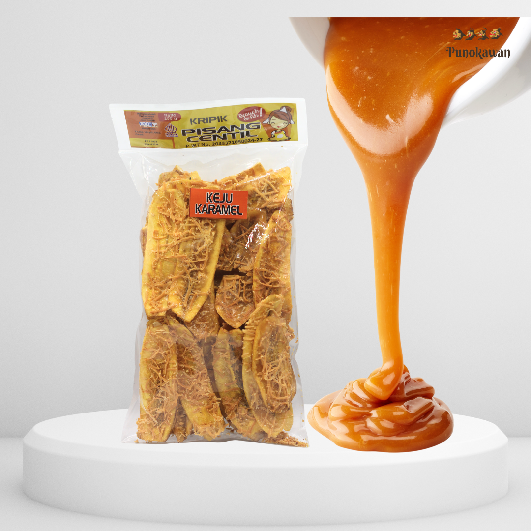Pisang Centil Keju Karamel