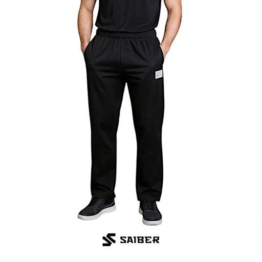 Image of Saiber - Celana Sweatpants Pria Quickdry Stretch Adem Harian Gym