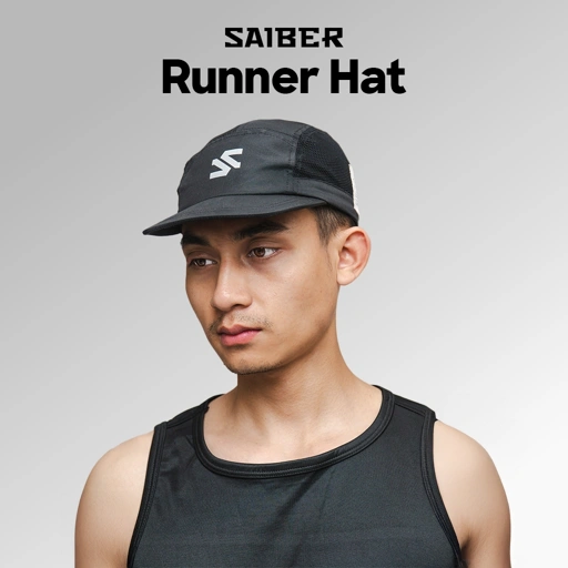 Image of Saiber - Runner Hat Topi Running Outdoor Cepat Kering Unisex