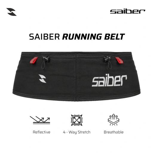 Saiber - Running Belt Tas Pinggang Olahraga Lari Waist Bag Sport Elastis