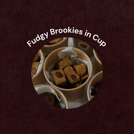 Image of Fudgy Brookies in Cup