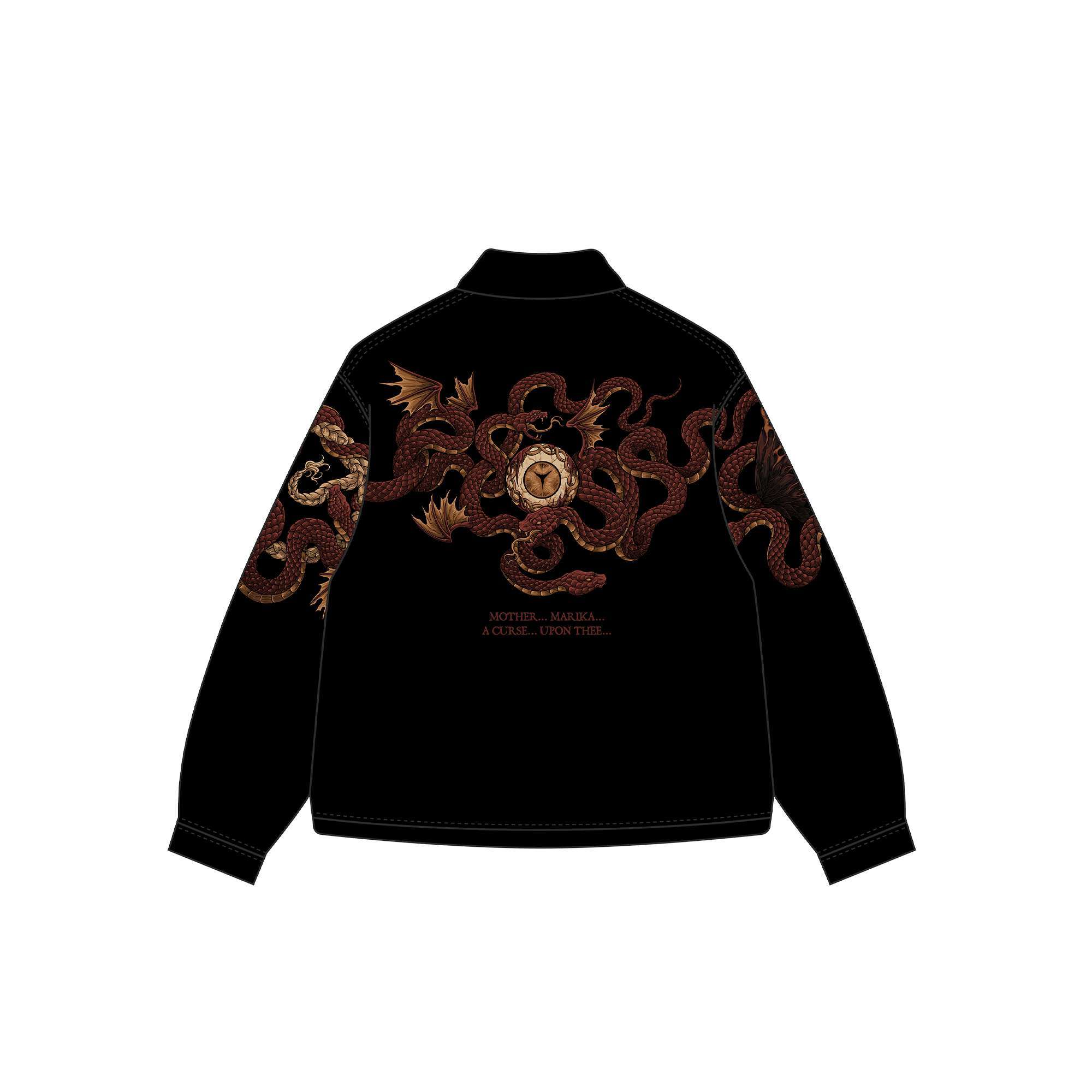 Faith Industries "Mesmer The Impaler" Black Velvet Jacket
