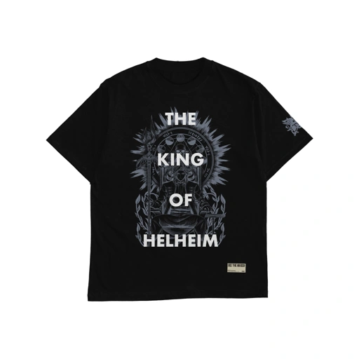 Image of Faith Industries "The King Of Helheim" Black Tshirt
