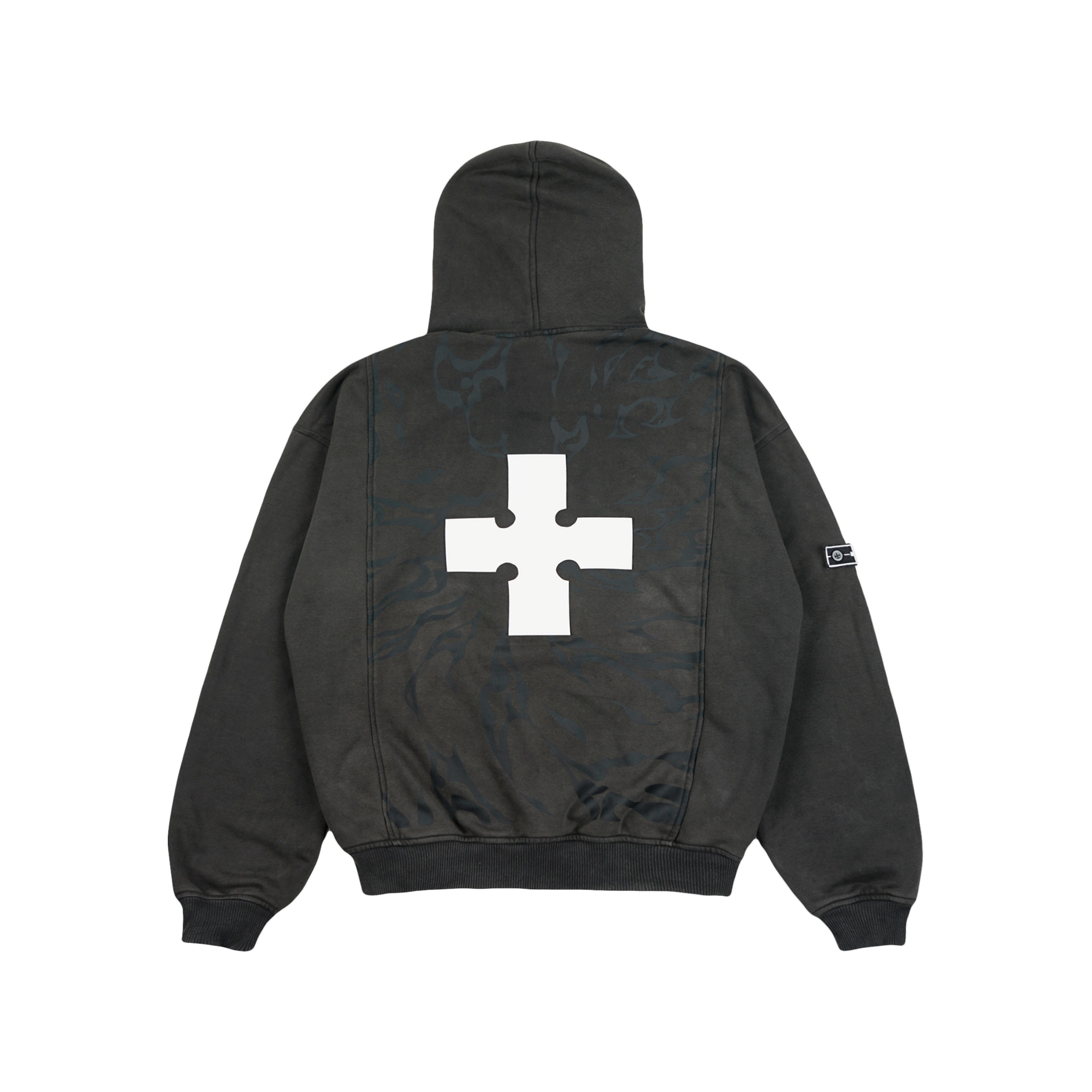 Faith Industries "Knight King V2" Black Washed Hoodie