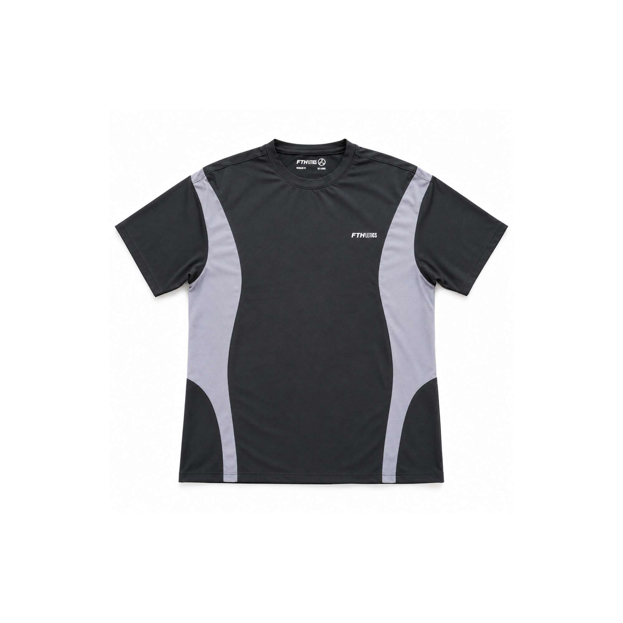 FTHLETICS Aero Tee - Running Tee - Jersey Lari - Kaos Olahraga - Sports T-Shirt - Black