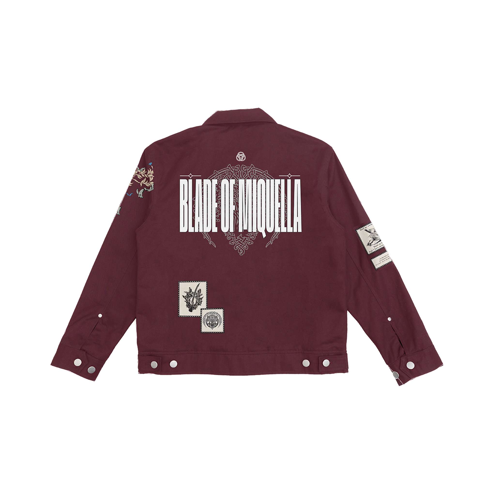 Faith Industries "Scarlet Bloom v2" Maroon Work Jacket