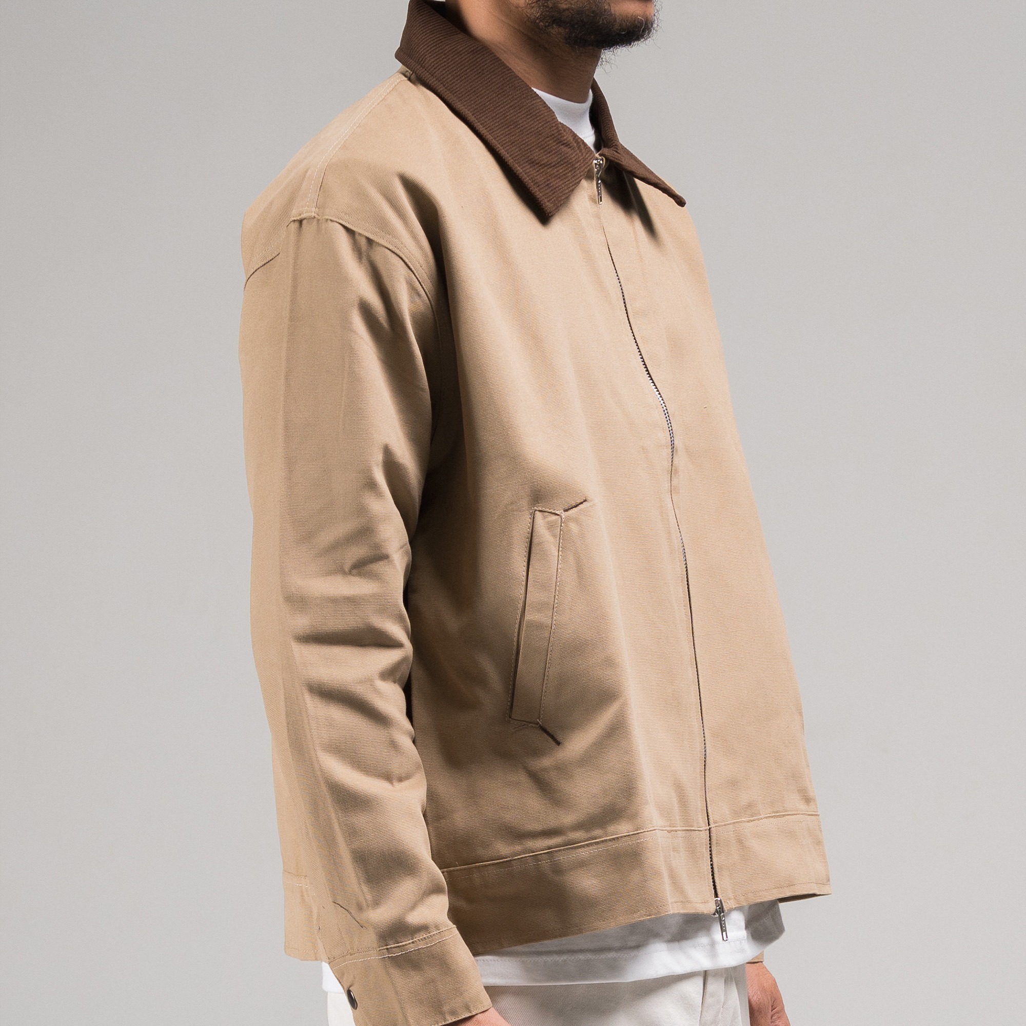 FTHBasic Utility Work Jacket - Khaki