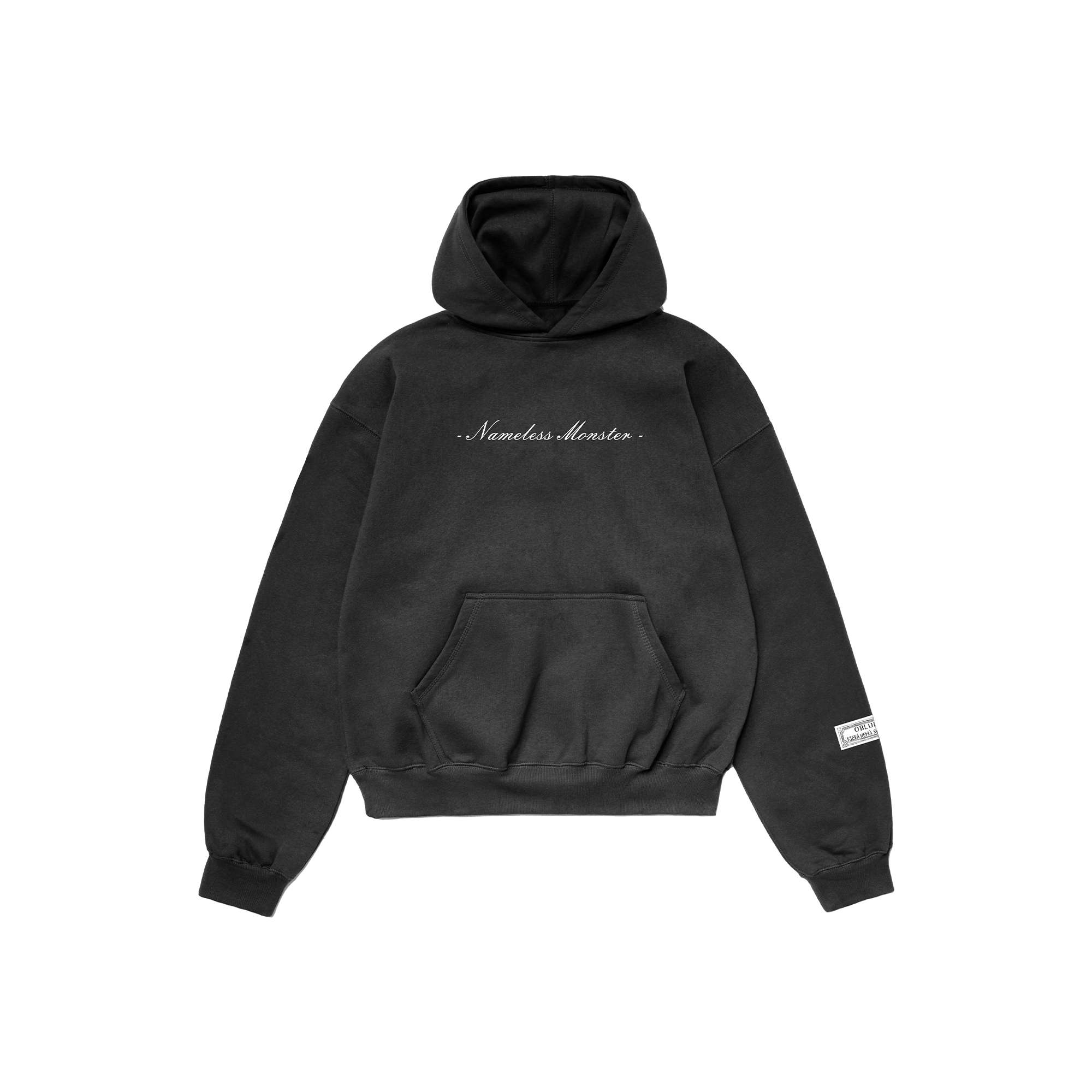 Faith Industries "Nameless Monster V2" Black Washed Hoodie