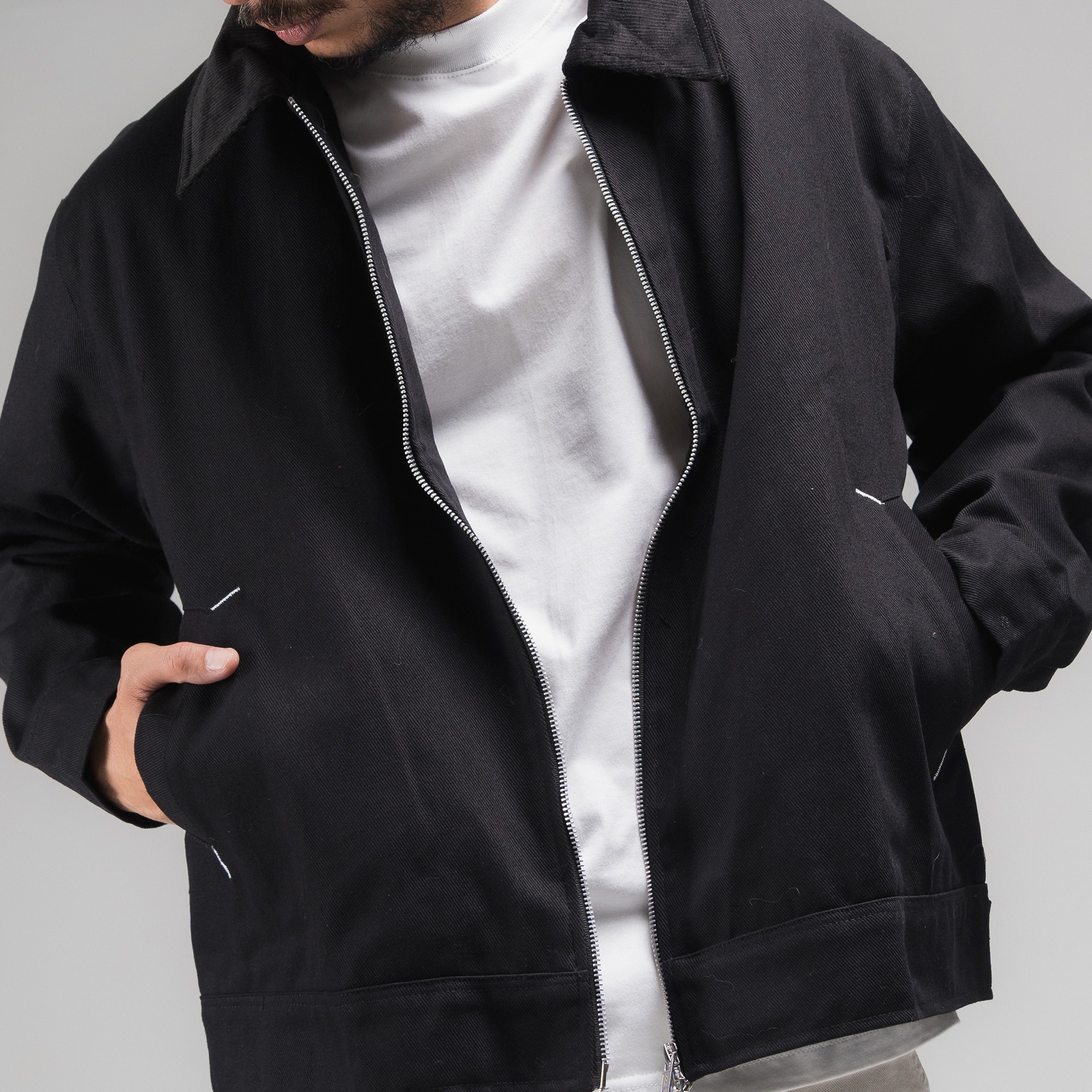 FTHBasic Utility Work Jacket - Black