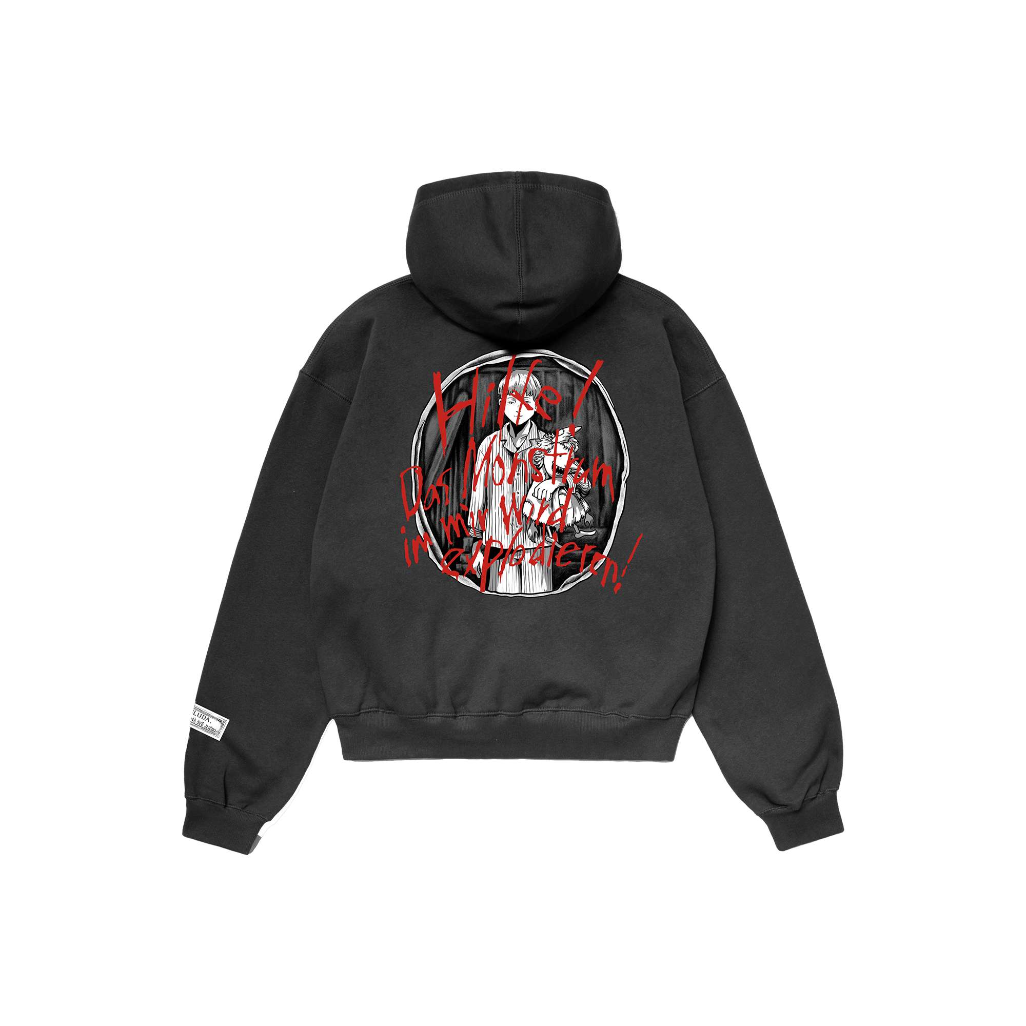 Faith Industries "Nameless Monster V2" Black Washed Hoodie
