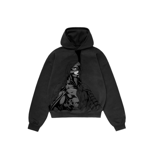 Faith Industries "Griffith" Black Washed Hoodie