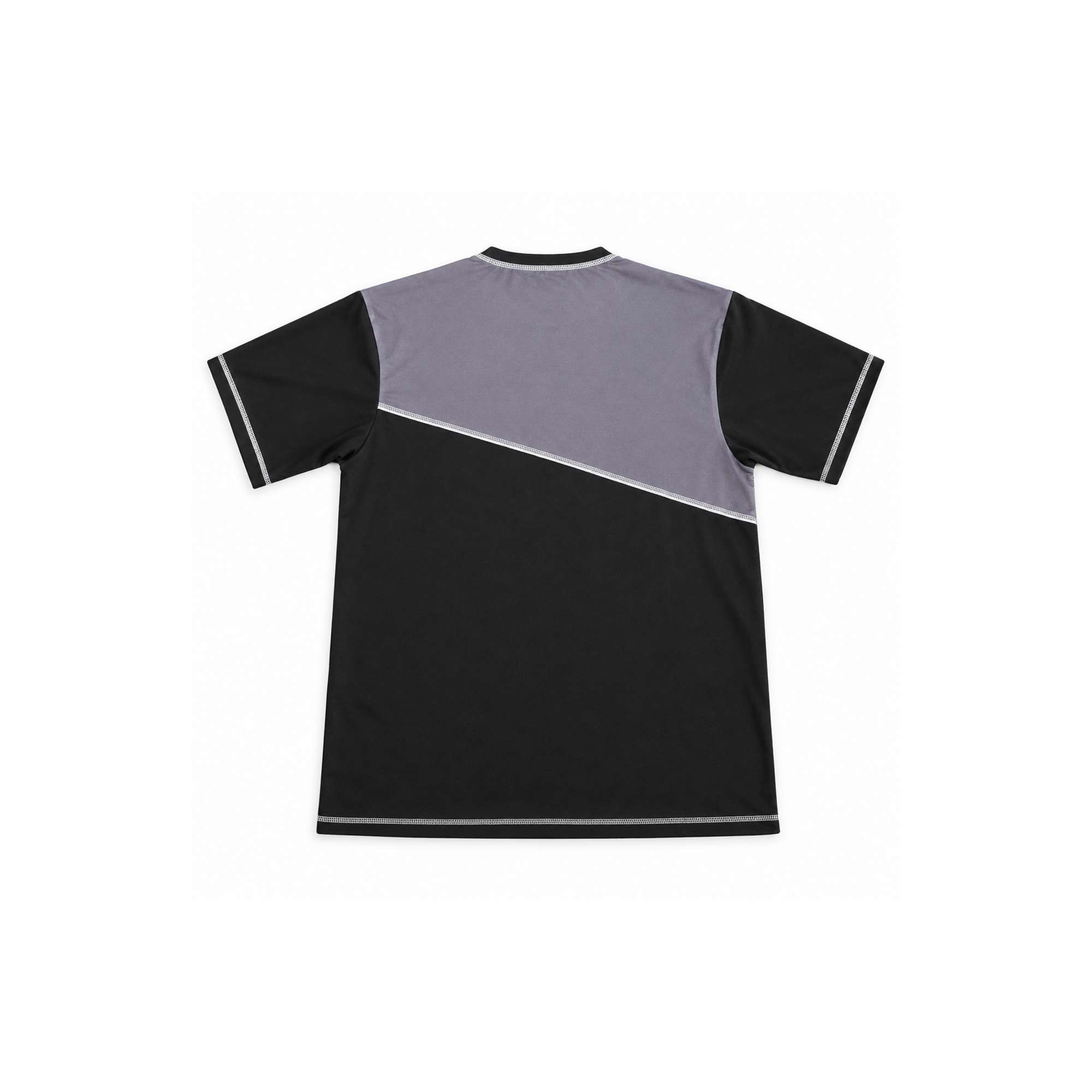 FTHLETICS Divide Tee - Running Tee - Jersey Lari - Kaos Olahraga - Sports T-Shirt - Black