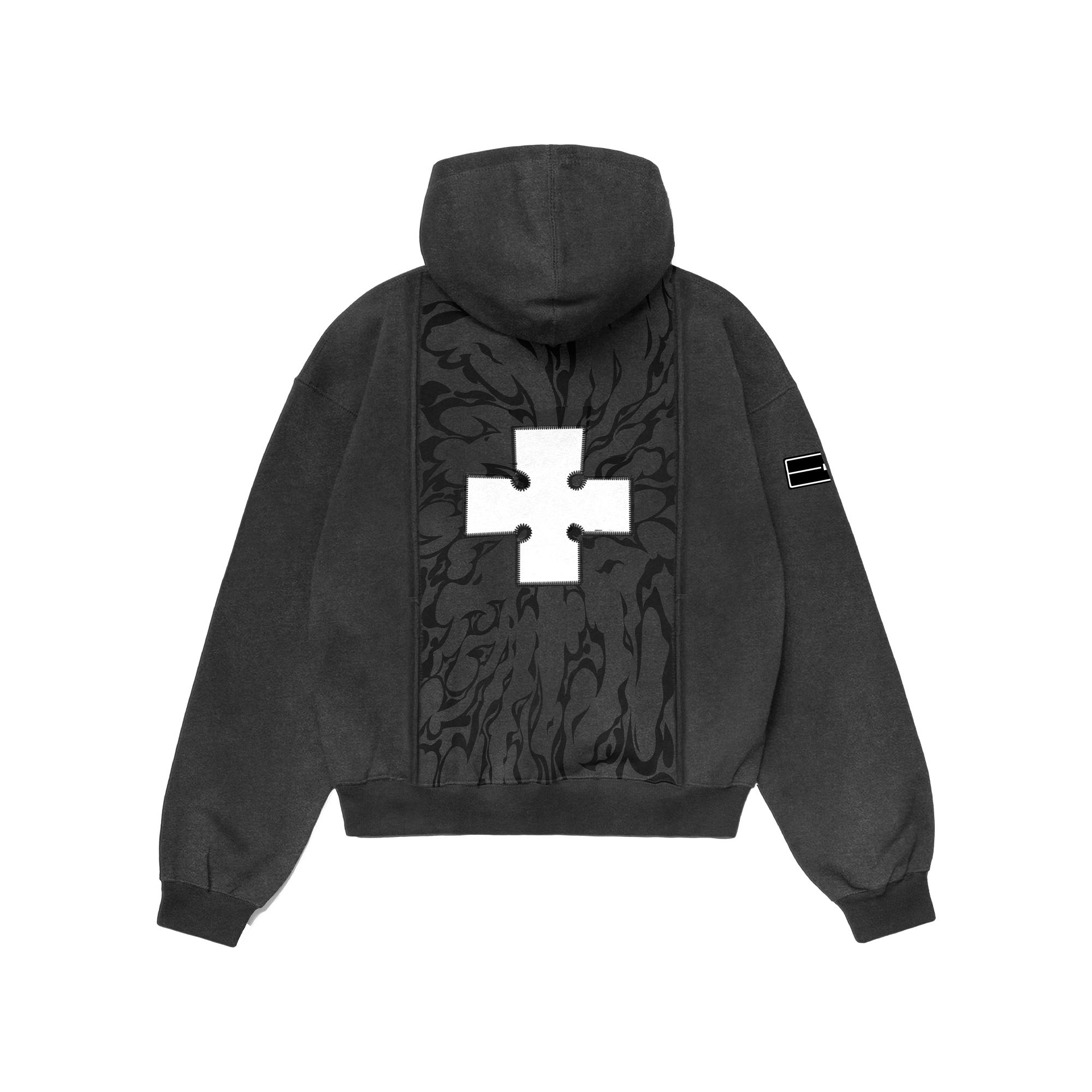 Faith Industries "Knight King V2" Black Washed Hoodie