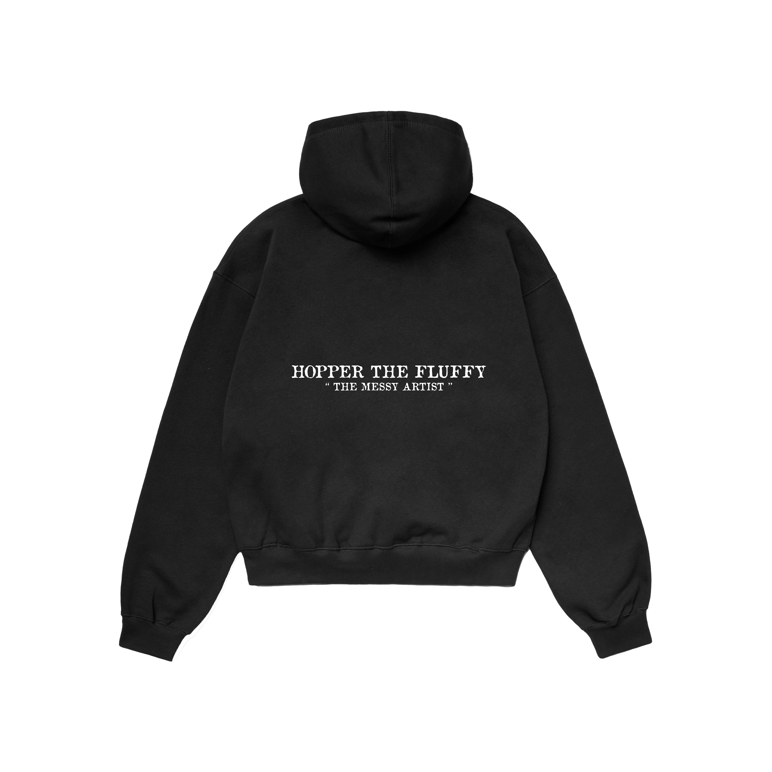 Faith Industries "Hopper The Thinker" Black Hoodie Zipper