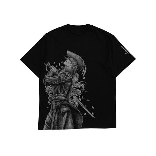 Image of Faith Industries "Lady Maria of the Astral Clocktower" Black Tshirt
