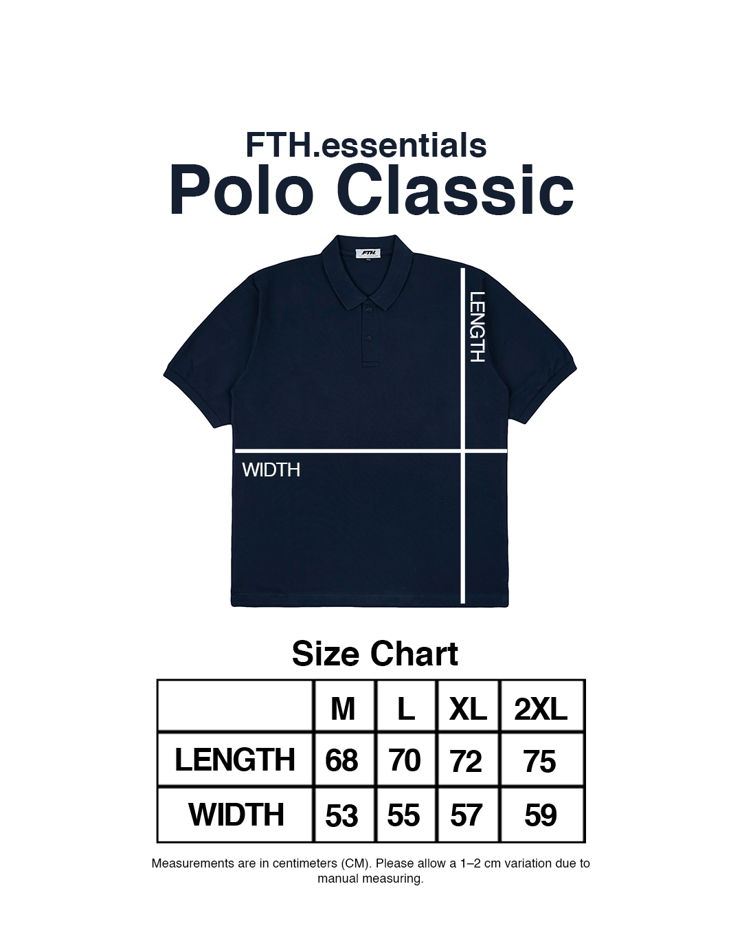 FTHBasic Pique-Classic - Polo shirt - Kaos Polo pria