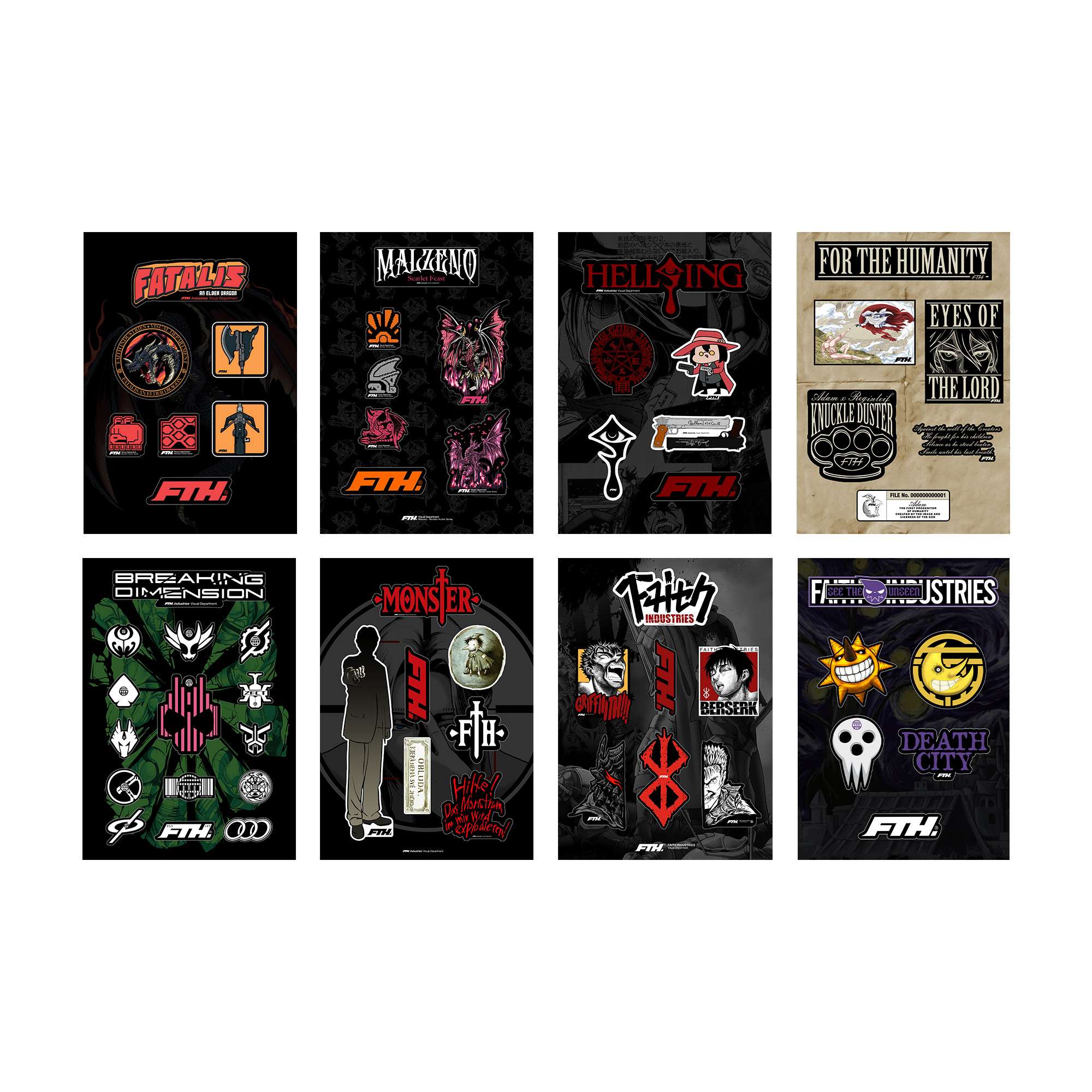 Faith Industries Sticker Pack Collection