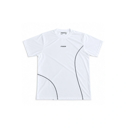 FTHLETICS Stride Tee - Running Tee - Jersey Lari - Kaos Olahraga - Sports T-Shirt - White