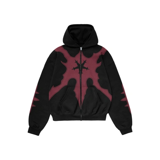 Image of Faith Industries "Devil Union" Black Hoodie Zip