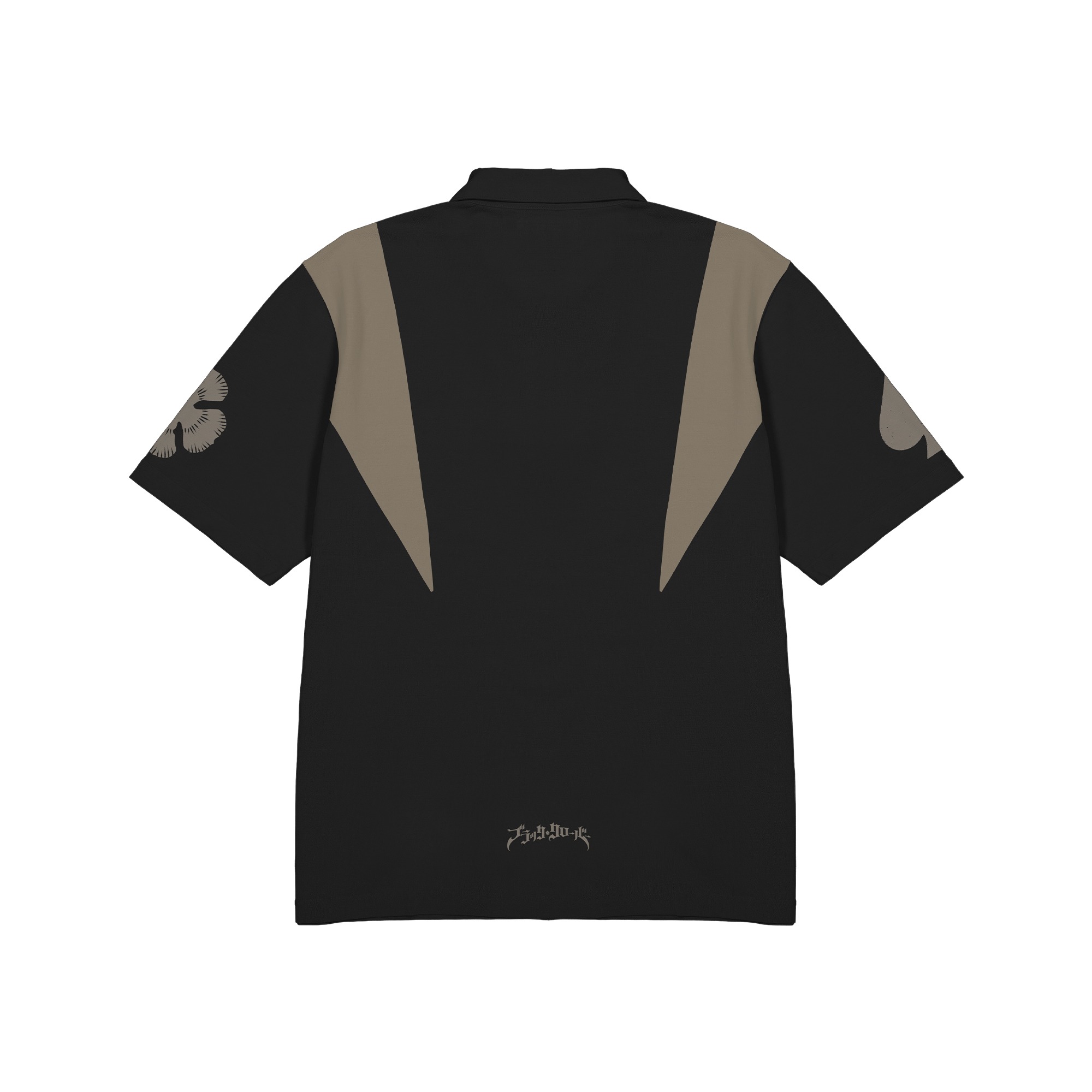 Faith Industries "Golden Dawn" Black Polo Shirt