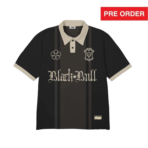 Image of Faith Industries "Black Bull" Black Polo Shirt