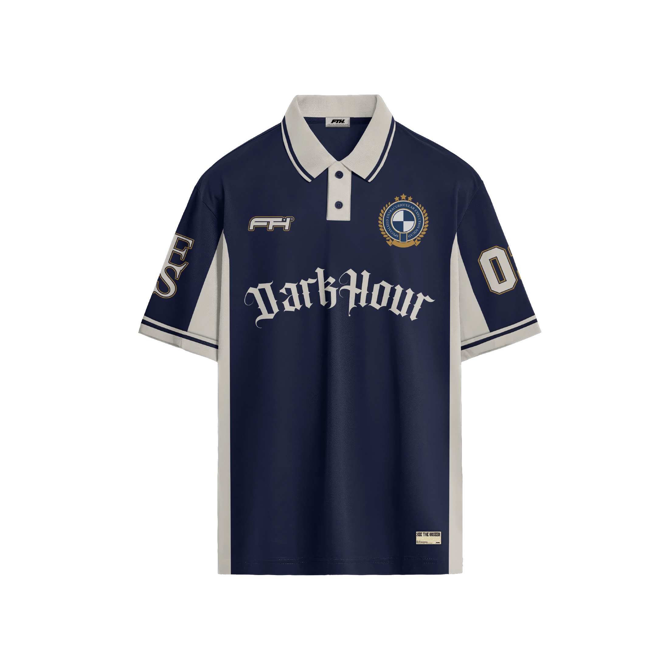 Faith Industries "Dark Hour" Navy Polo Shirt