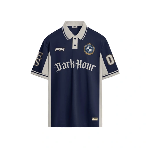 Image of Faith Industries "Dark Hour" Navy Polo Shirt