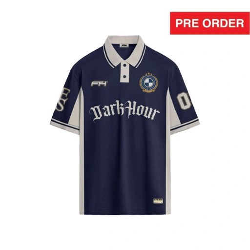 Image of Faith Industries "Dark Hour" Navy Polo Shirt