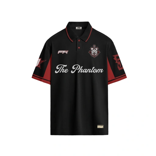 Image of Faith Industries "The Phantom" Black Polo Shirt