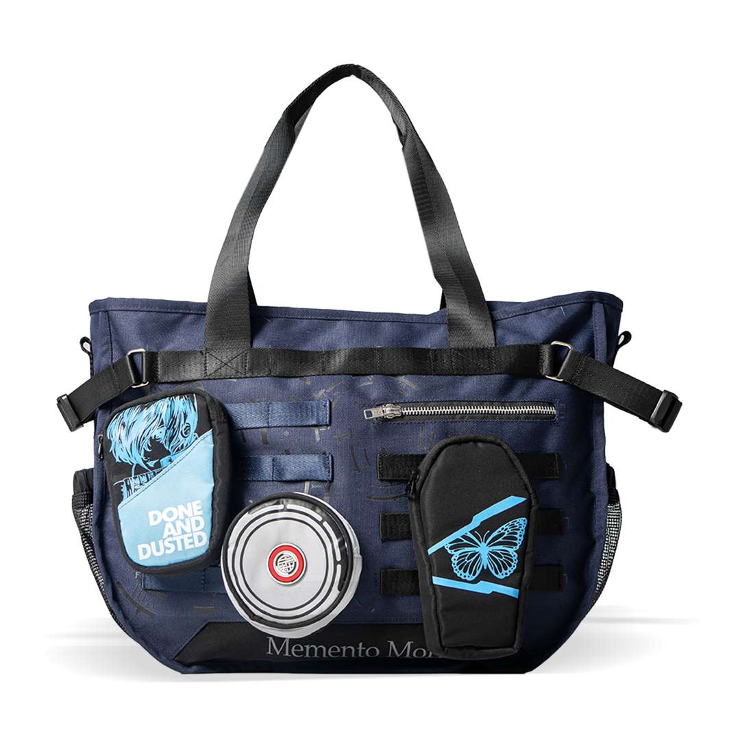 Faith Industries "Memento Mori" Navy Totebag