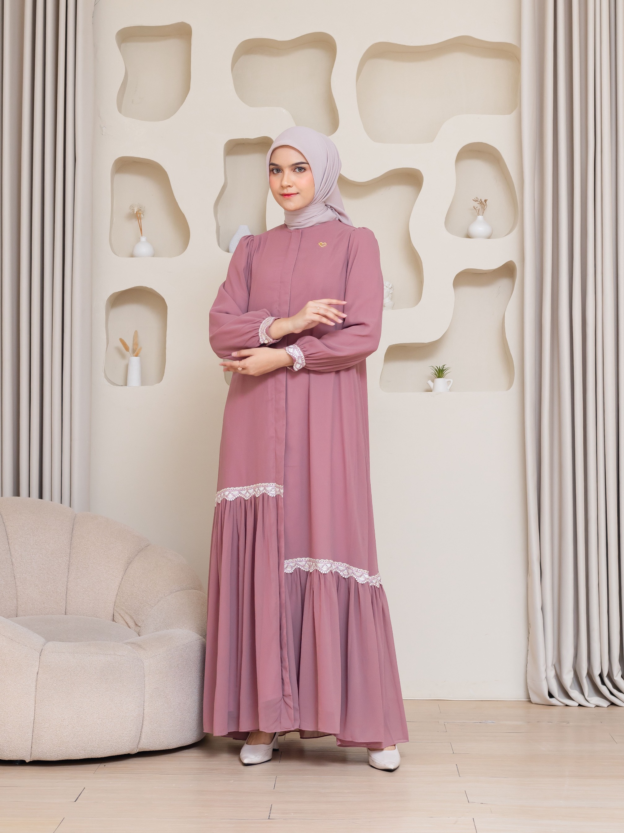 Nayara Dress - Rosewood