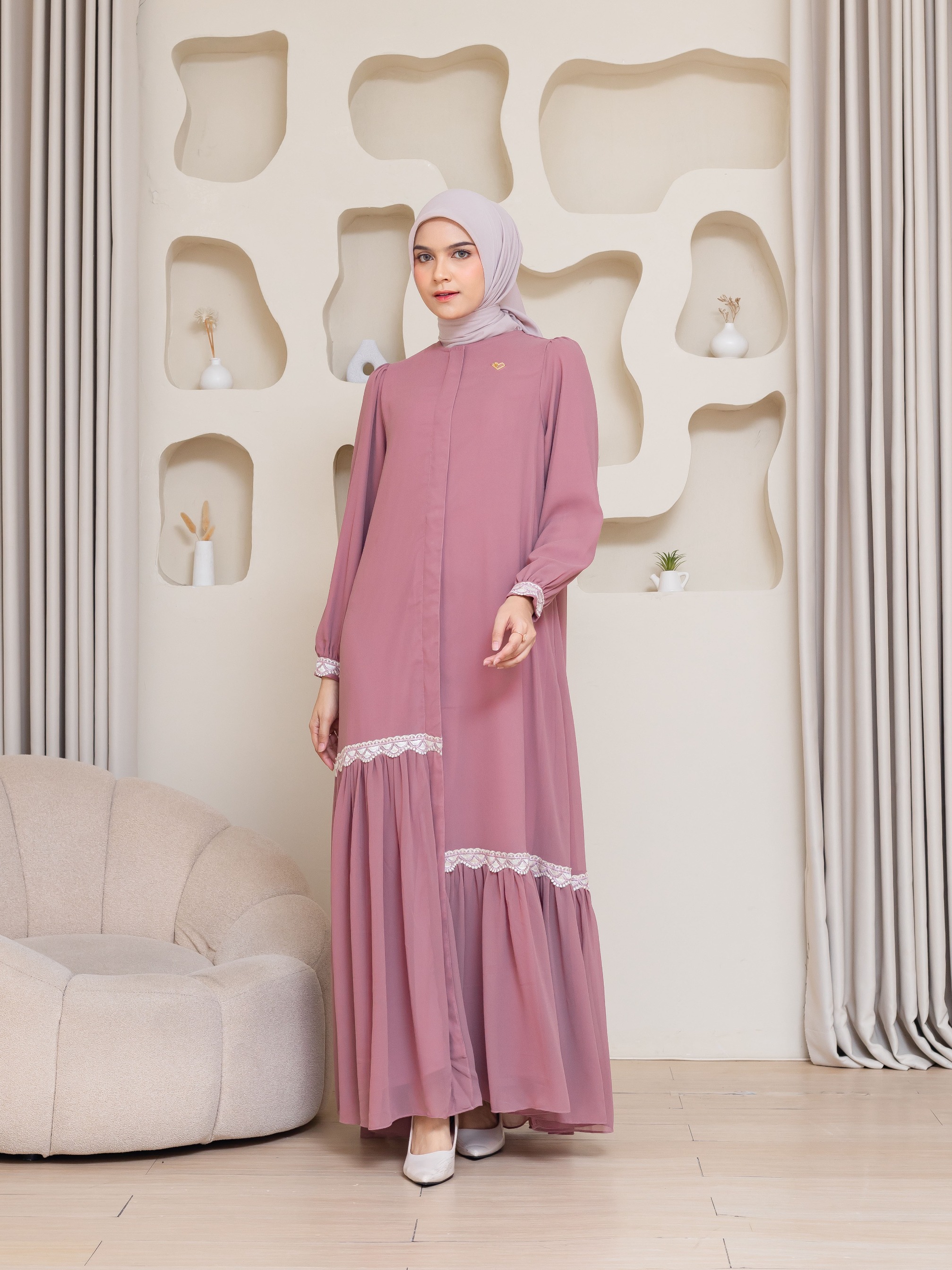 Nayara Dress - Rosewood
