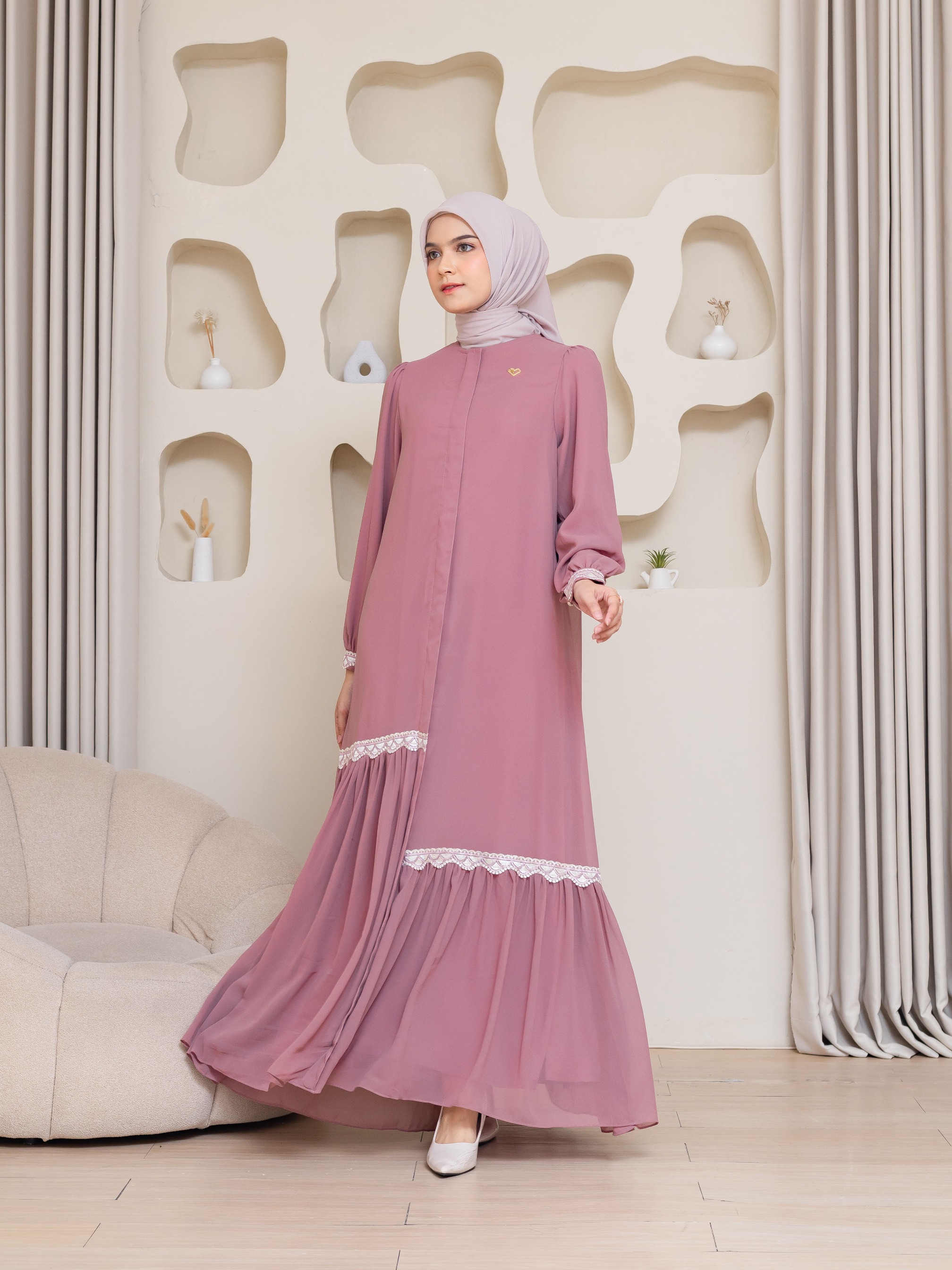 Nayara Dress - Rosewood