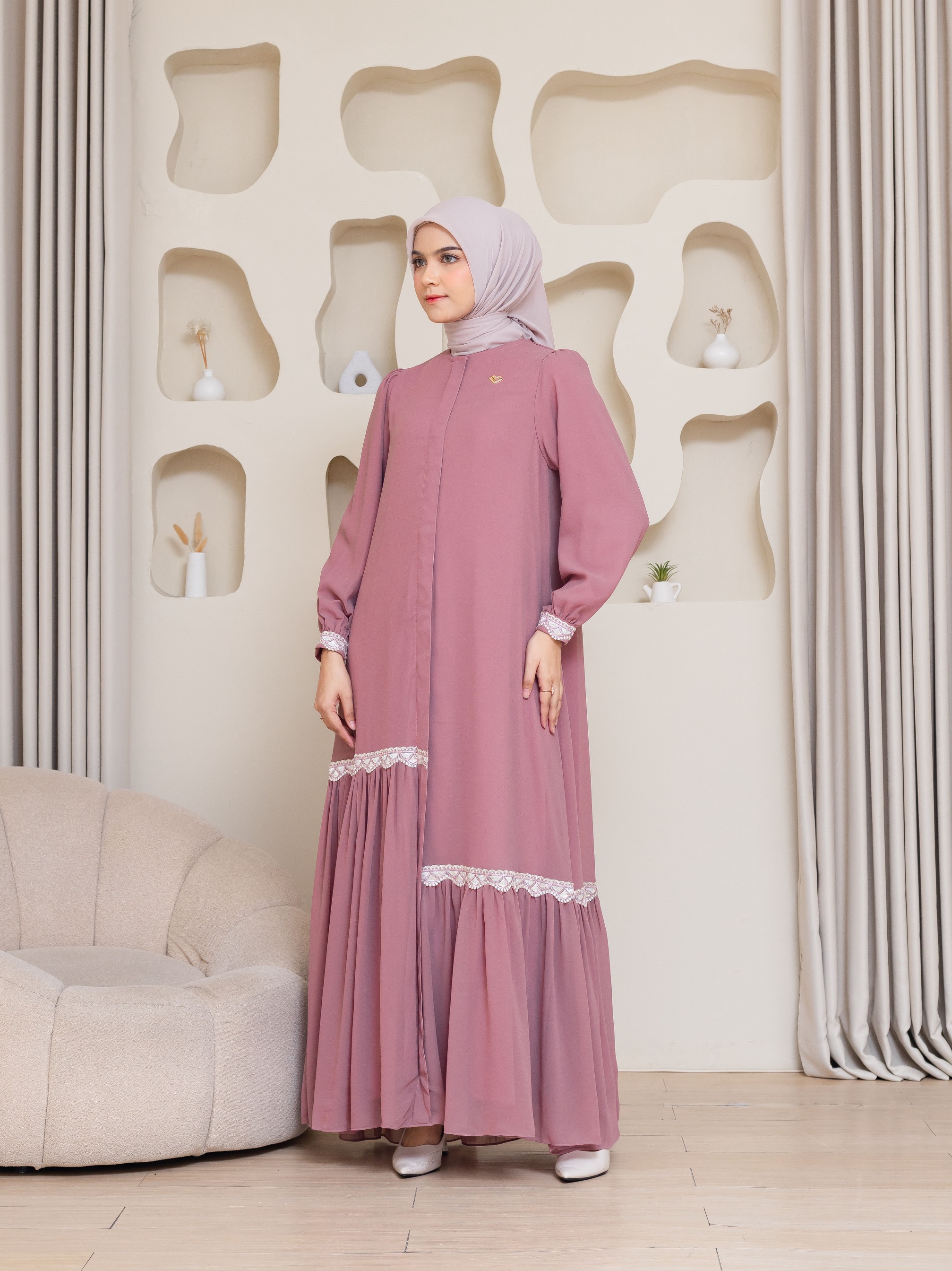 Nayara Dress - Rosewood